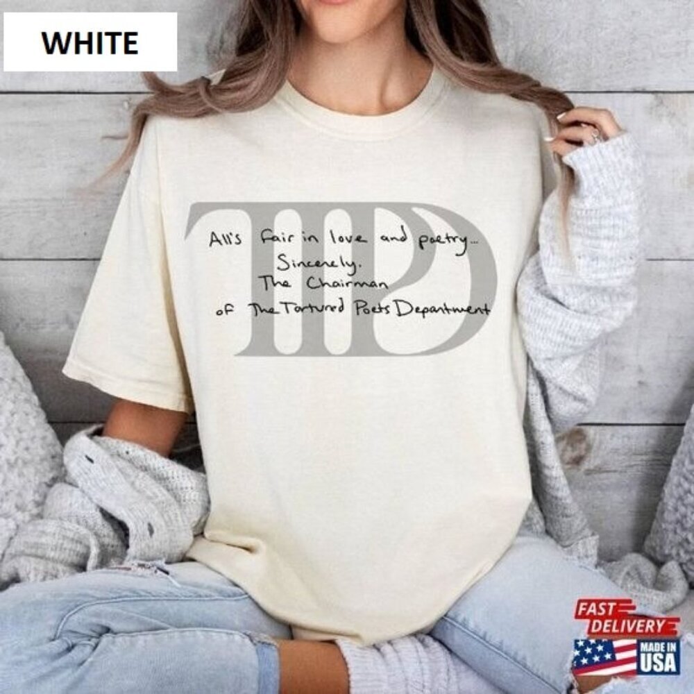 Ttpd Text Shirt The Tortured Poets Est Tshirt